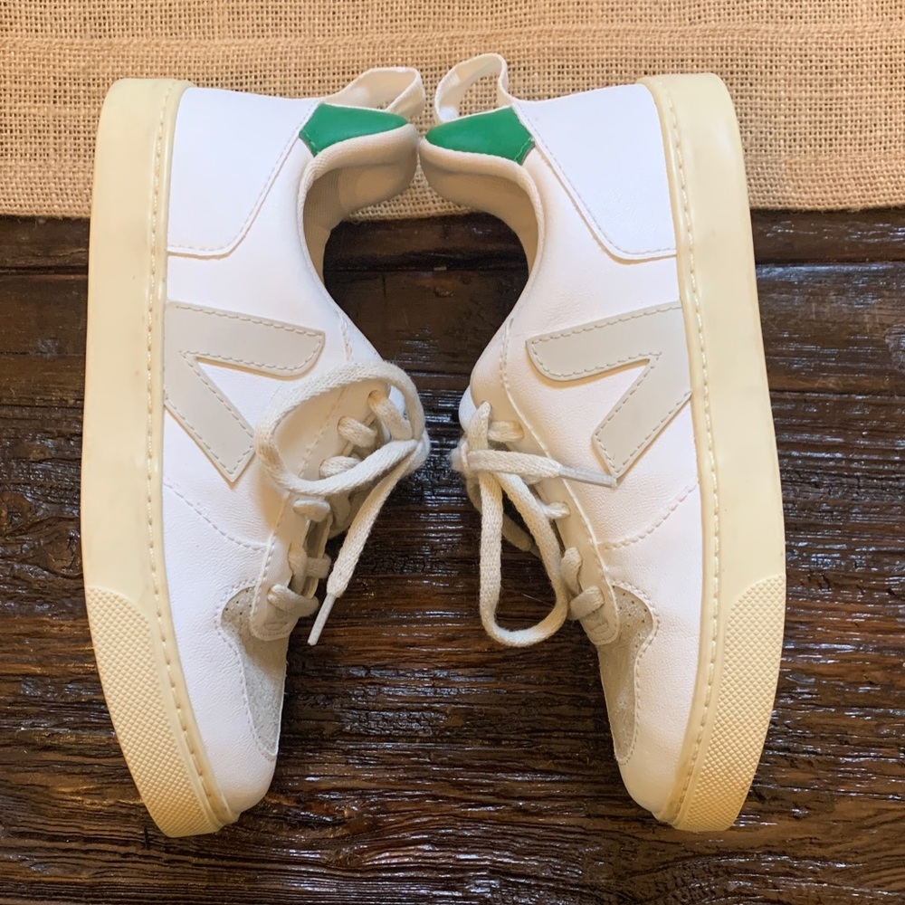 Veja Kids Sneakers White and Green